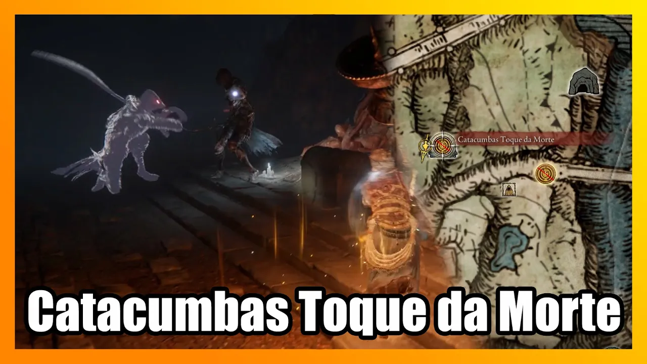 Elden Ring 100% – Catacumbas Toque da Morte